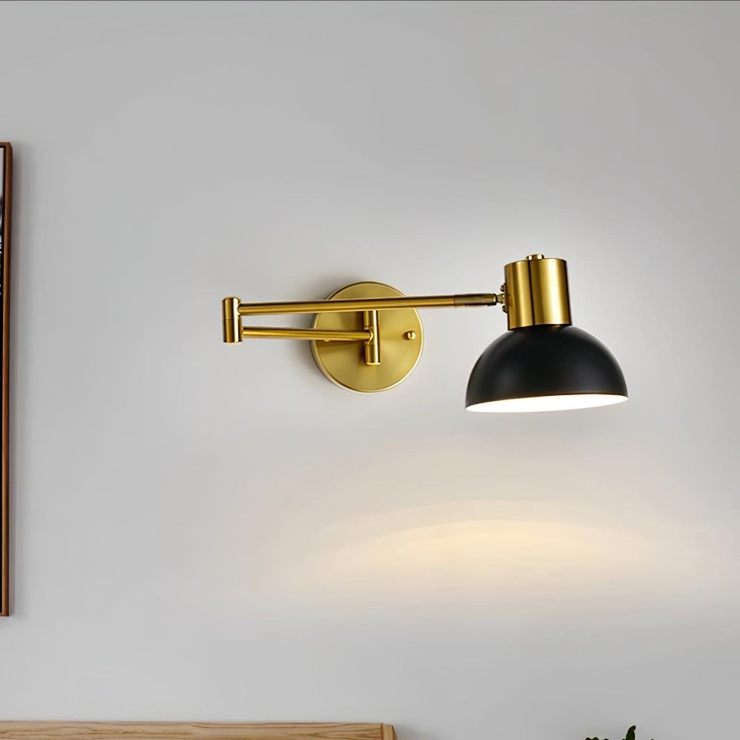 Flexible Swing Plug-in Wall Light Fixture