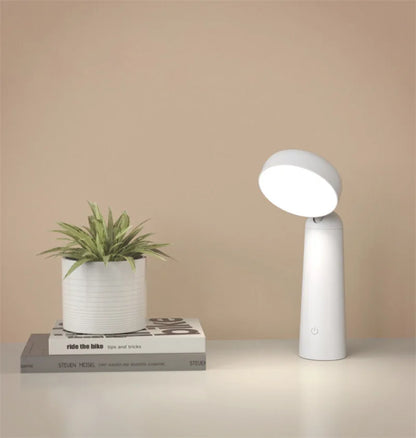 Elegant Gold Tone Desk Lamp with Black Shade