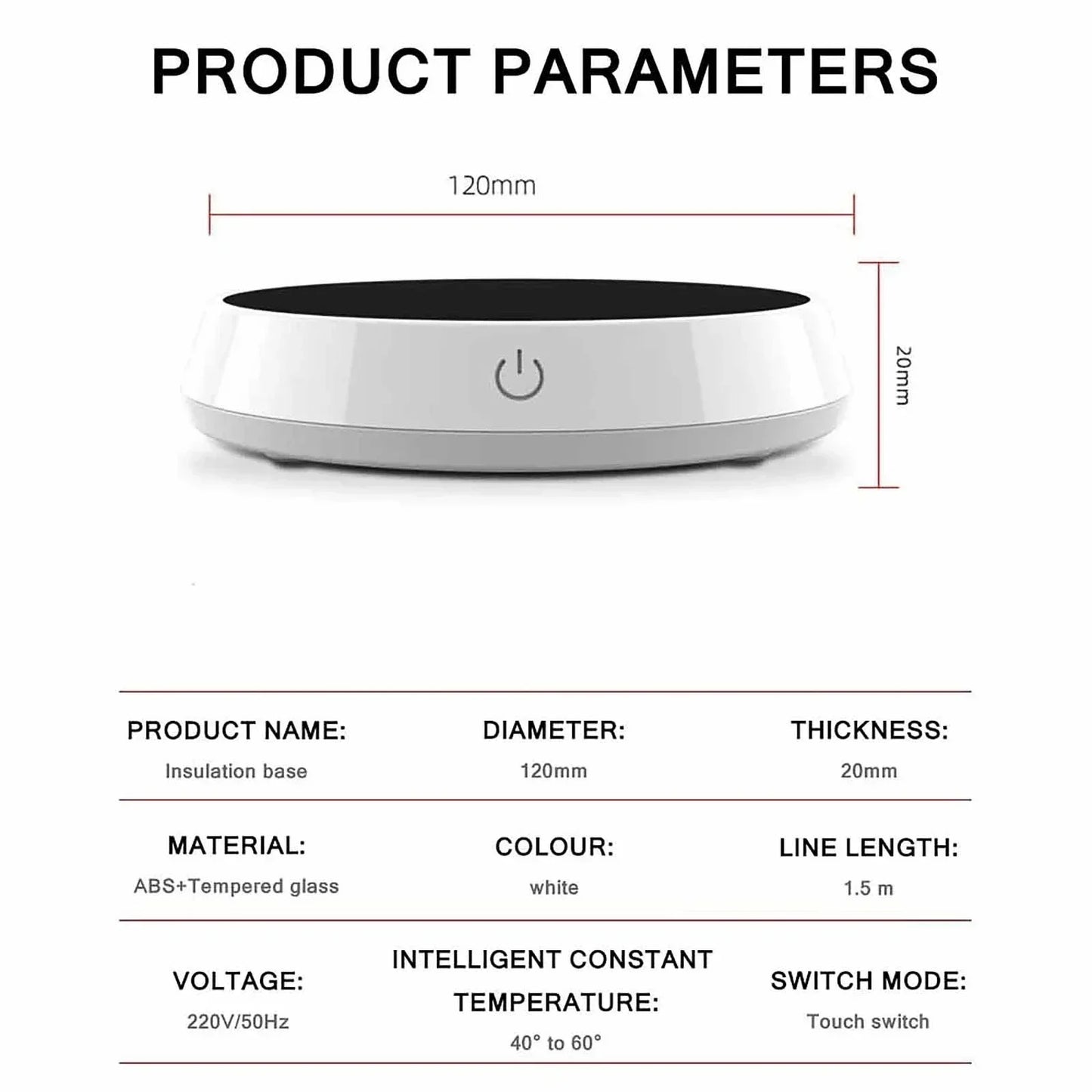 Fast Electric Coffee Mug Warmer Pad