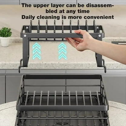 Foldable Metal Kitchen Dish Rack