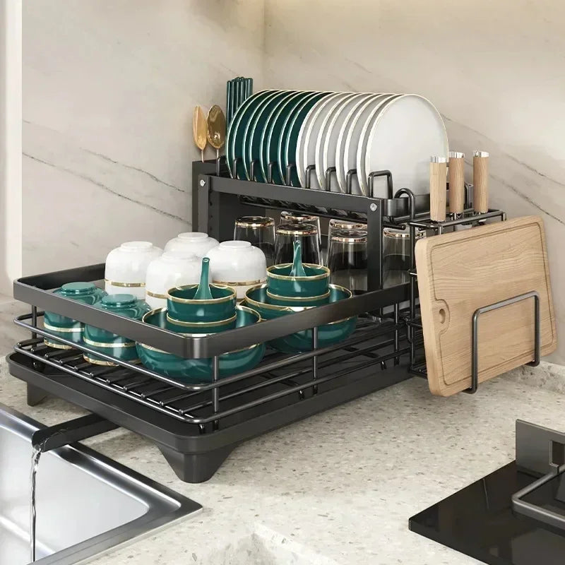Foldable Metal Kitchen Dish Rack