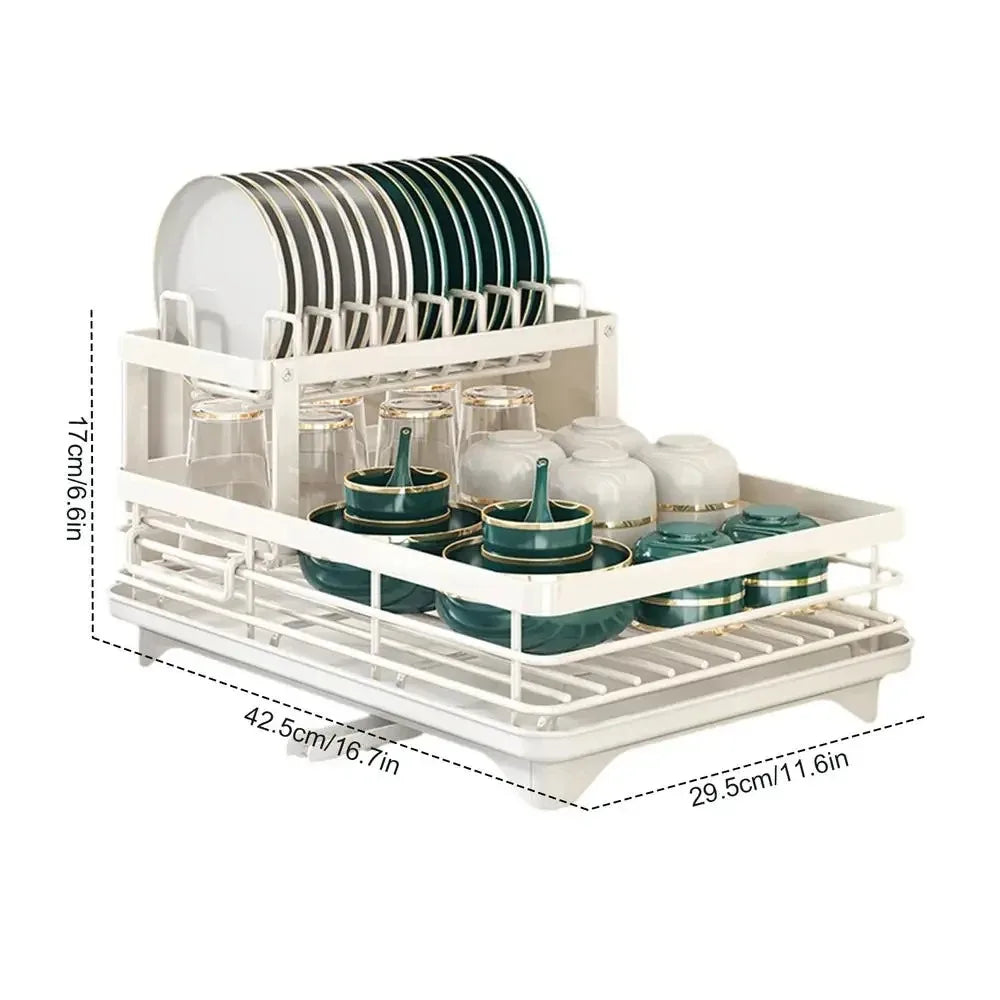 Foldable Metal Kitchen Dish Rack