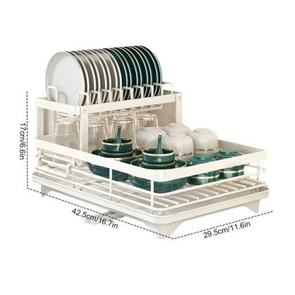 Foldable Metal Kitchen Dish Rack