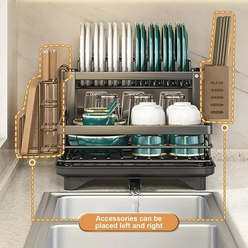 Foldable Metal Kitchen Dish Rack