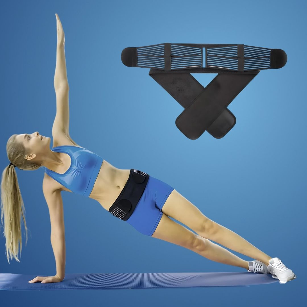 Supportive Pelvic Alignment Back Belt for Posture Relief