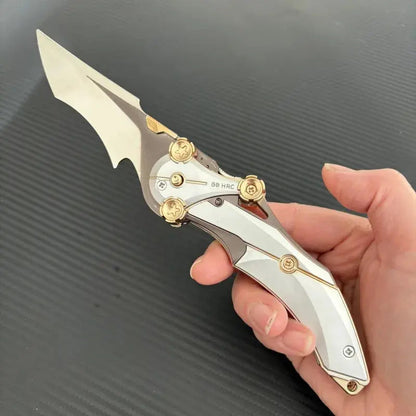 Durable Compact Folding Steel Knife