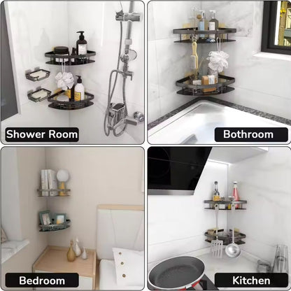 Stainless Steel Curved Shower Caddy