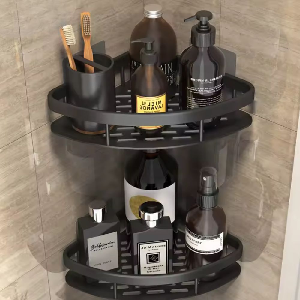 Stainless Steel Curved Shower Caddy