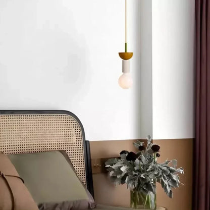 Colorful Wooden Adjustable Ceiling Lamp