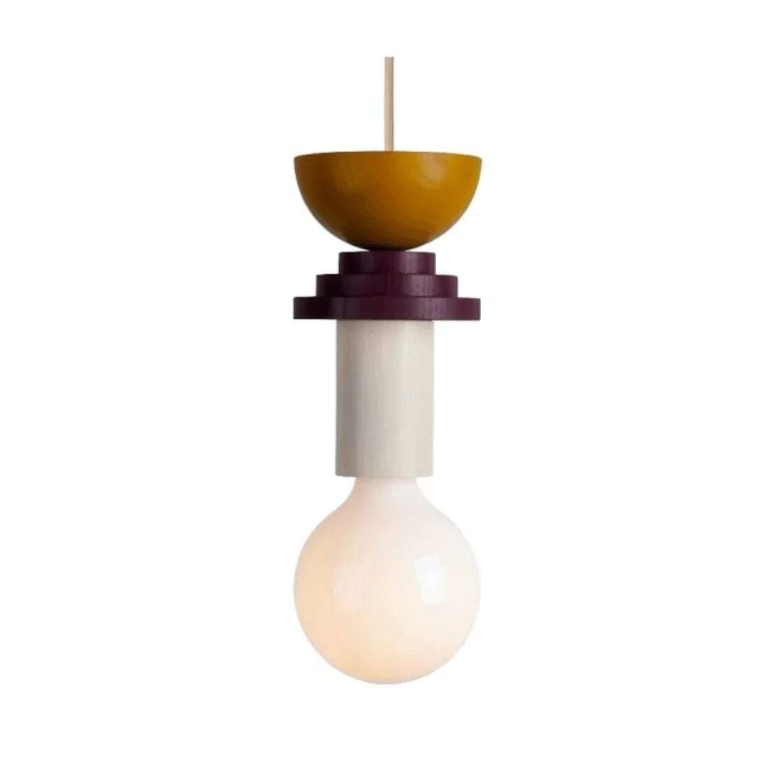 Colorful Wooden Adjustable Ceiling Lamp