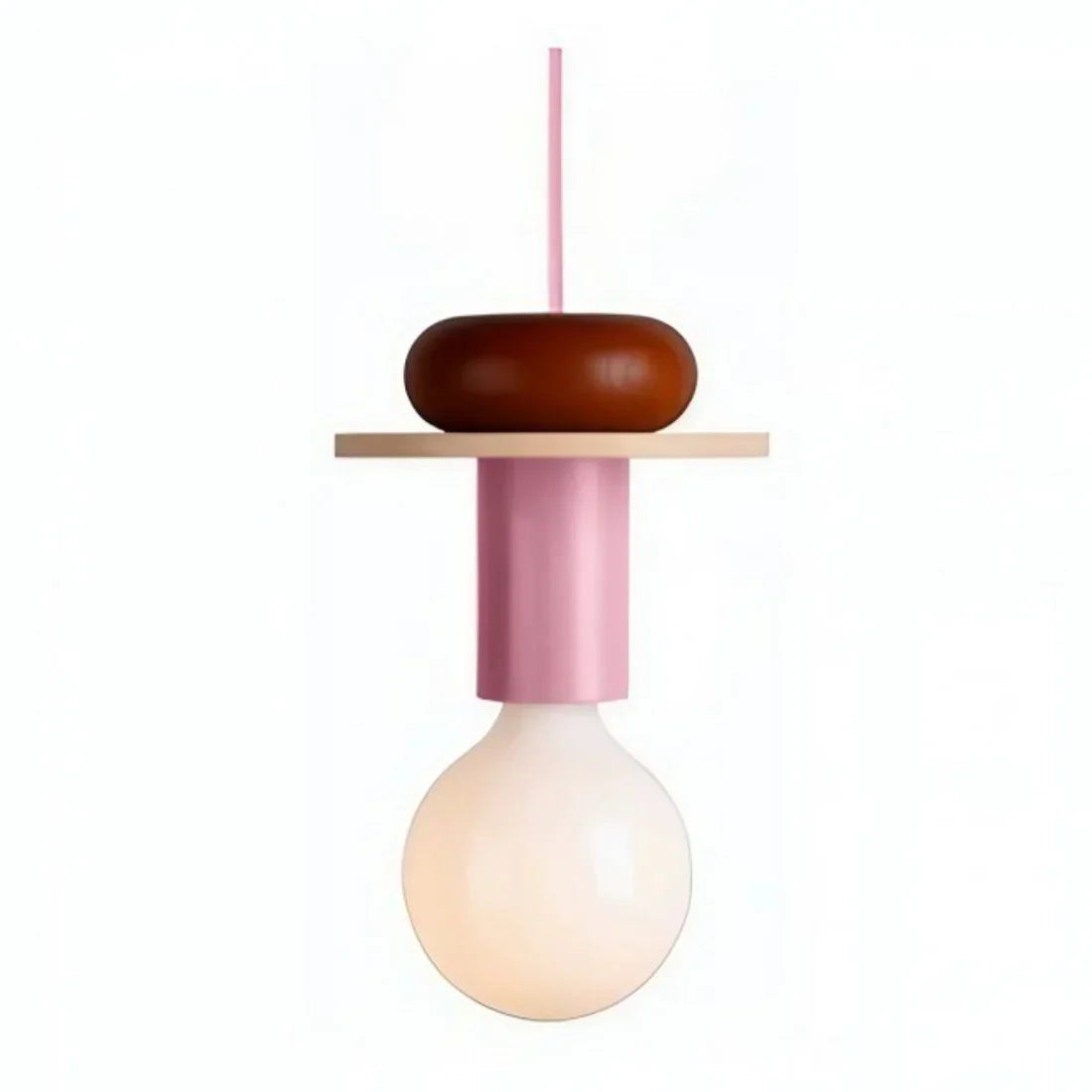 Colorful Wooden Adjustable Ceiling Lamp