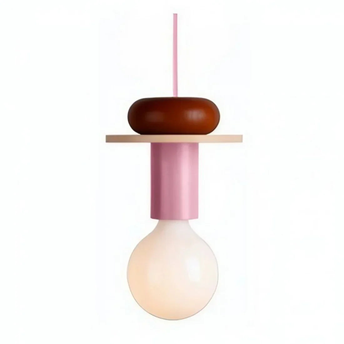 Colorful Wooden Adjustable Ceiling Lamp