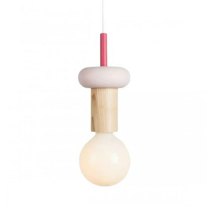 Colorful Wooden Adjustable Ceiling Lamp