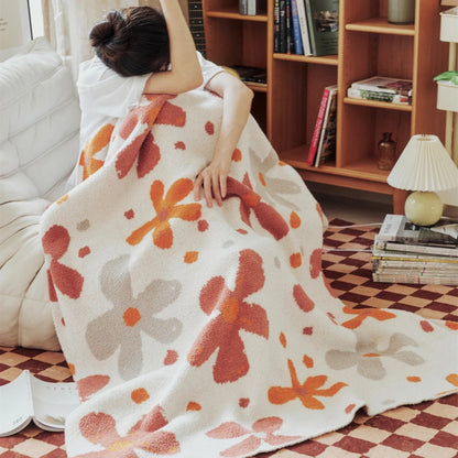Soft Plush Floral Blanket