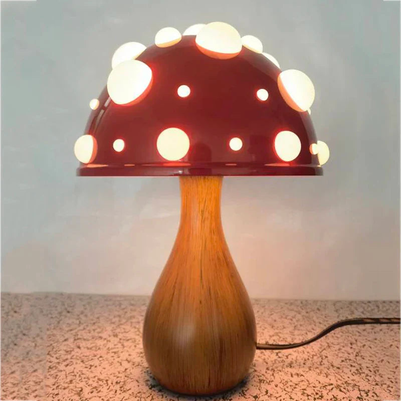 Vintage LED Mushroom Table Light
