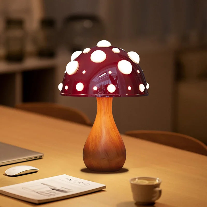 Vintage LED Mushroom Table Light - Cofik
