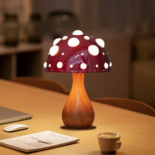 Vintage LED Mushroom Table Light - Cofik