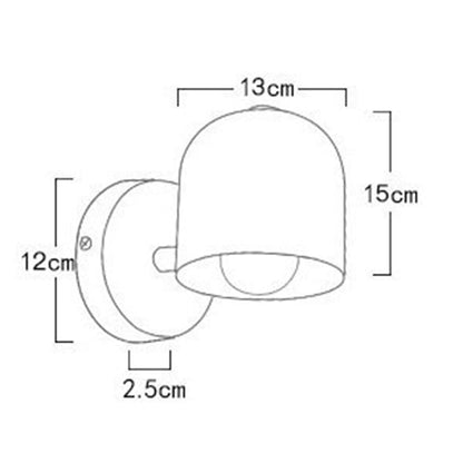 Bright Compact Decorative Wall Lamp