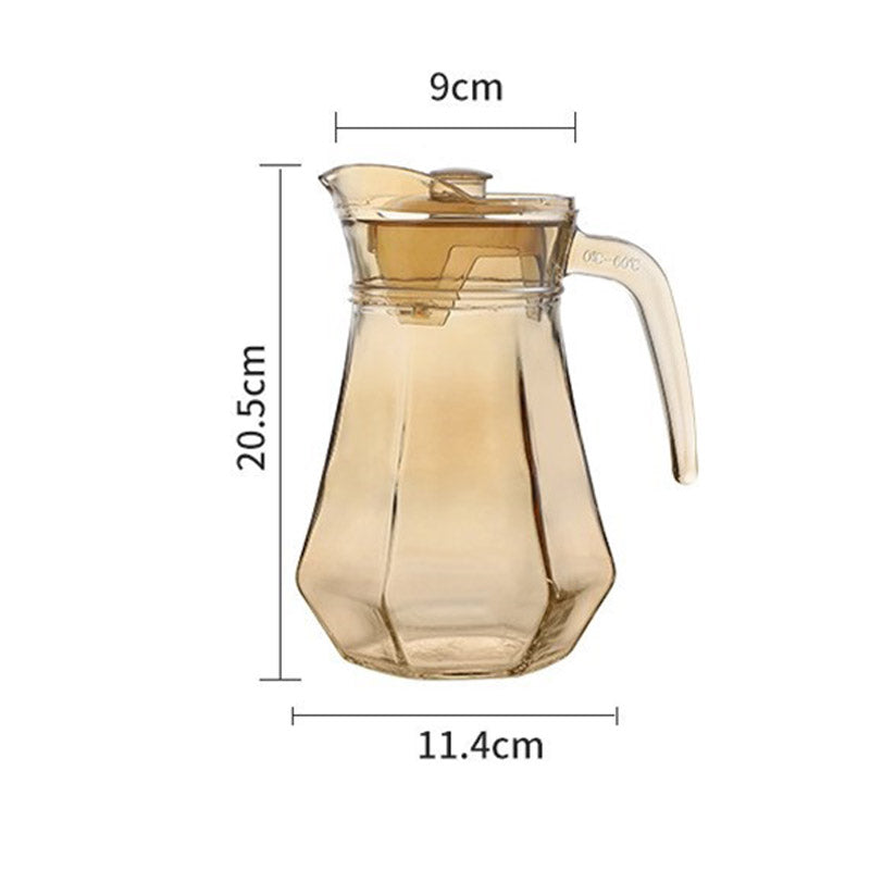 Warm Honeycomb Glass Tea Cups