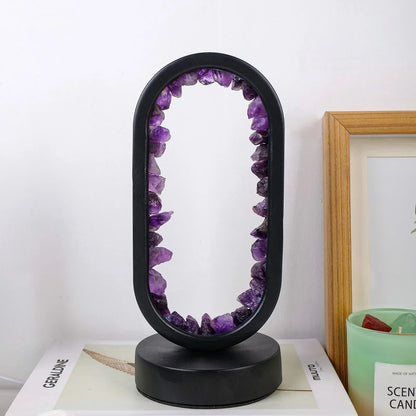 Elegant Glass Desk Lamp with Warm Glow