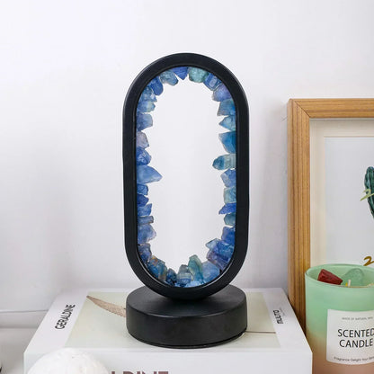 Elegant Glass Desk Lamp with Warm Glow