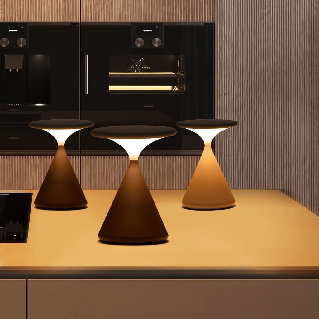 Compact Wireless Desk Lamp with Adjustable Brightness