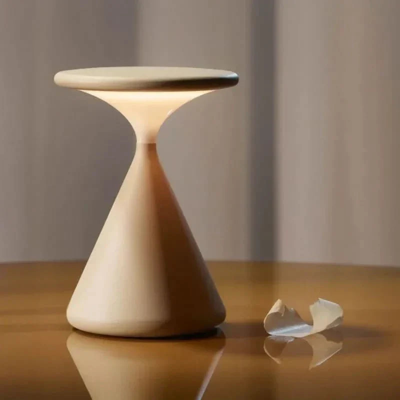 Compact Wireless Desk Lamp with Adjustable Brightness