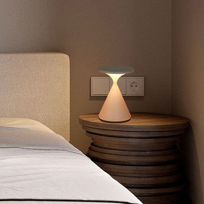 Compact Wireless Desk Lamp with Adjustable Brightness
