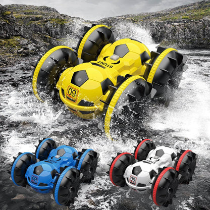 Fun RC Stunt Car Boat Toy for Kids