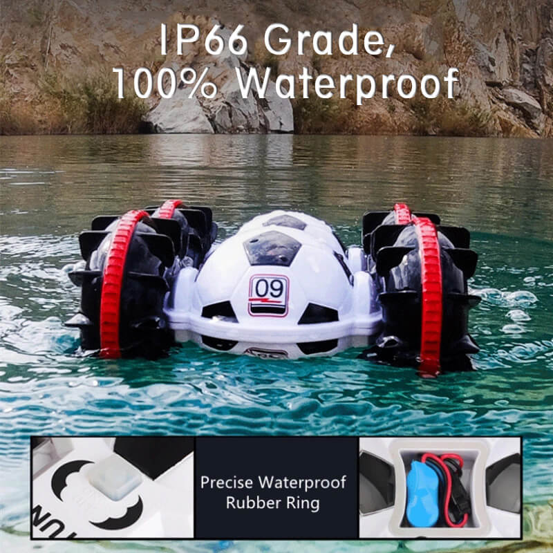 Fun RC Stunt Car Boat Toy for Kids