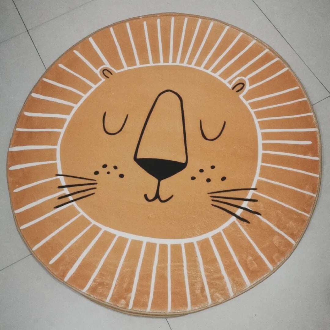 Colorful Fun Kids Round Rug Soft Play Mat