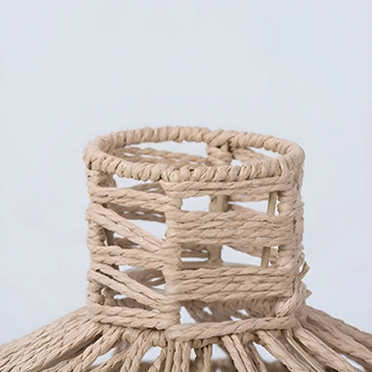 Classic Woven Rattan Hanging Lamp
