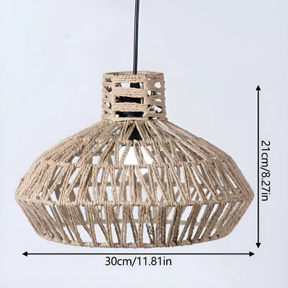 Classic Woven Rattan Hanging Lamp - Cofik