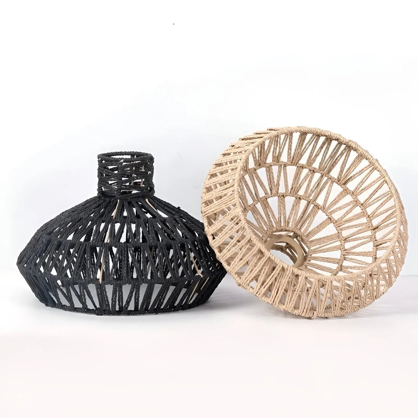 Classic Woven Rattan Hanging Lamp