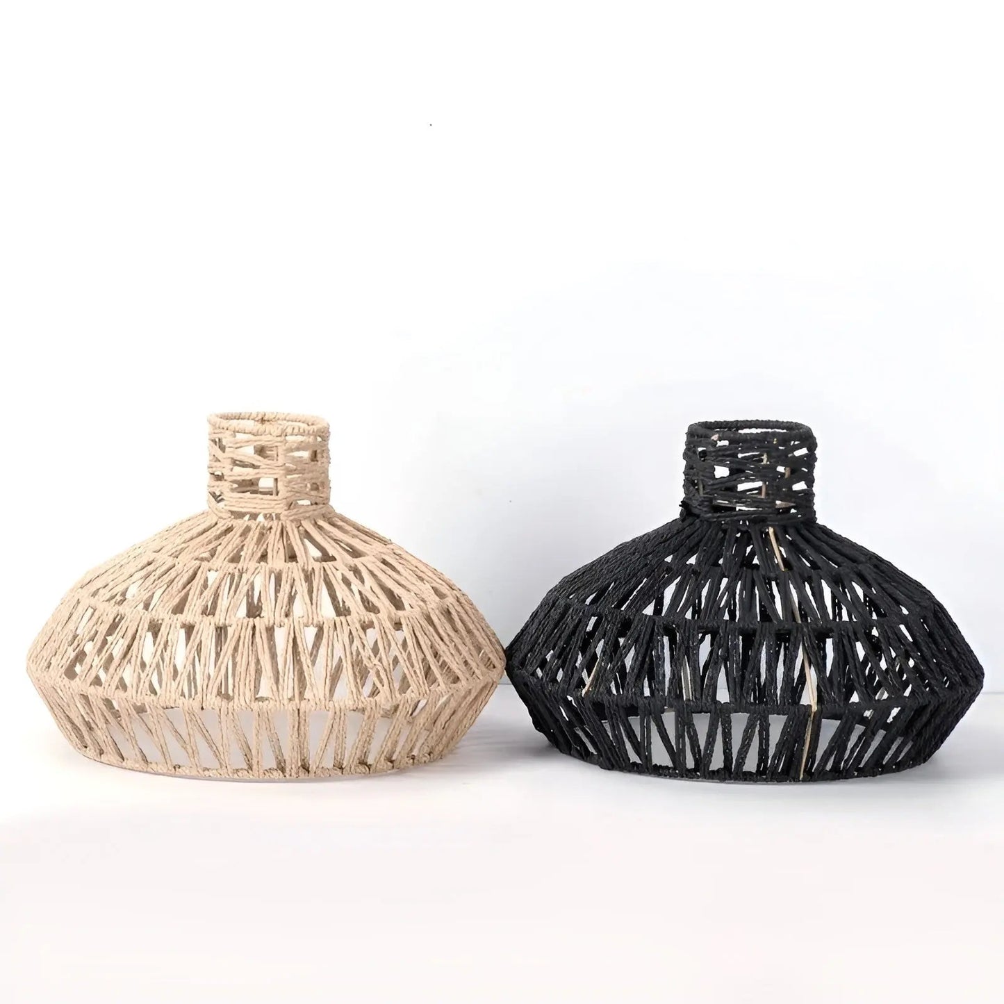 Classic Woven Rattan Hanging Lamp
