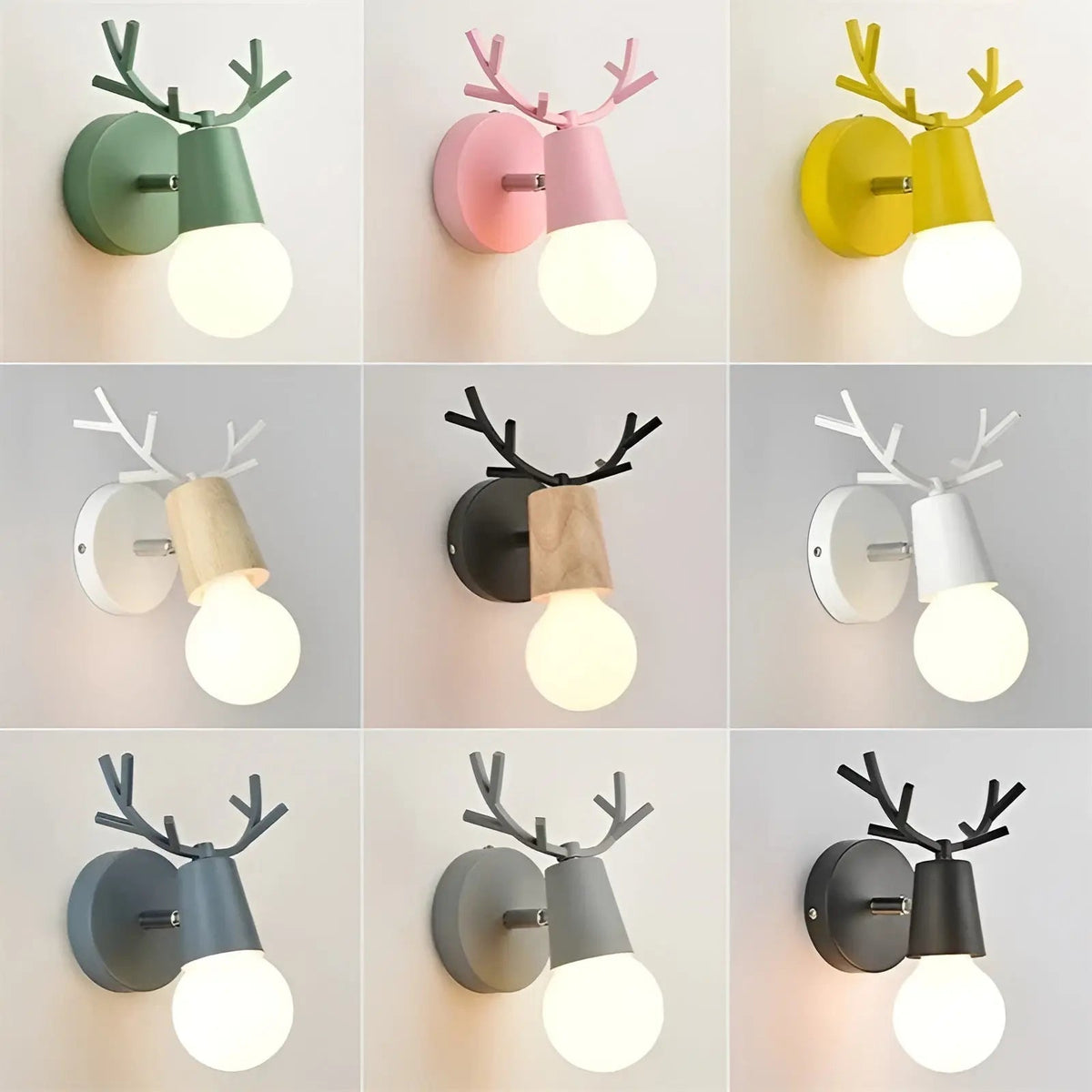 Modern Reindeer LED Wall Light