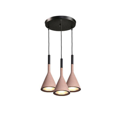 Modern Round Cement Hanging Light