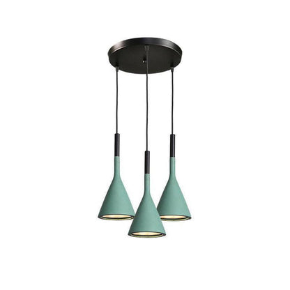 Modern Round Cement Hanging Light