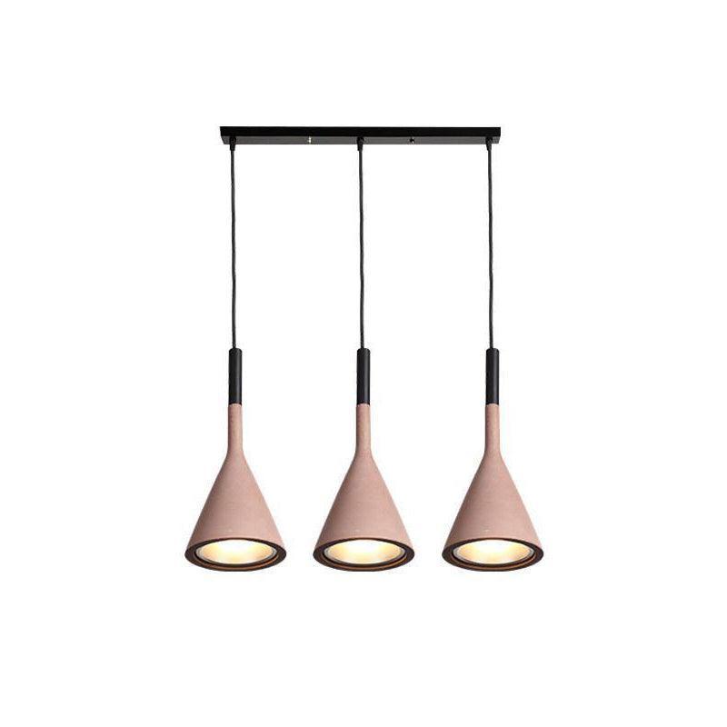 Modern Round Cement Hanging Light
