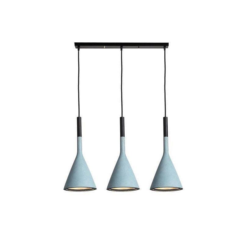 Modern Round Cement Hanging Light