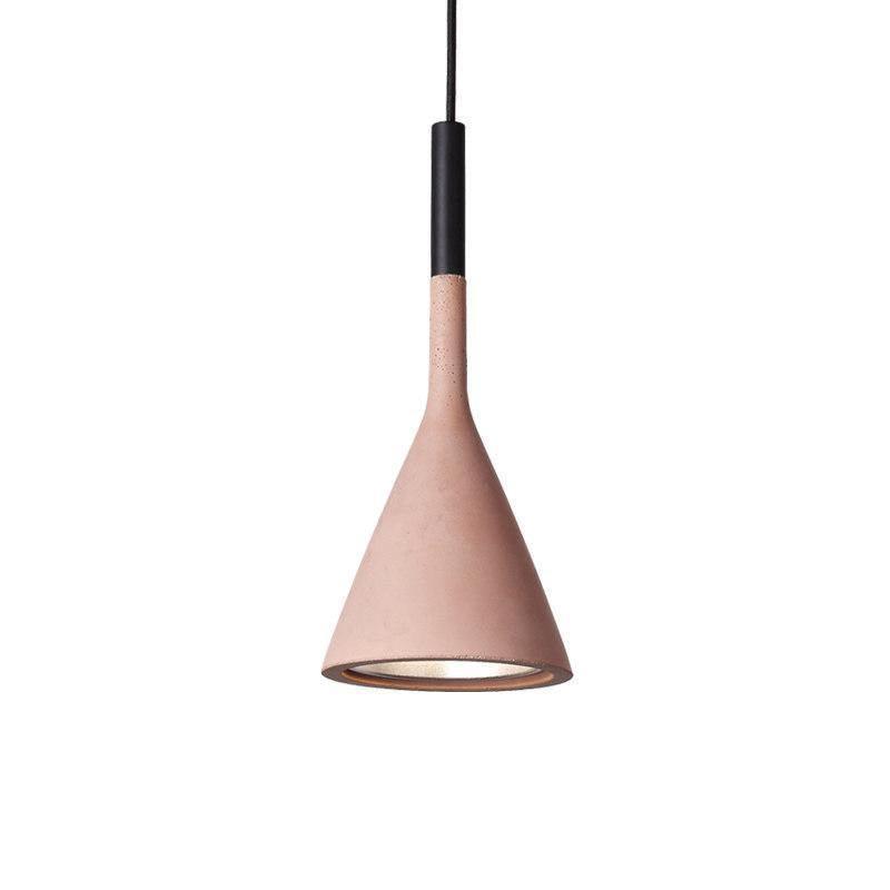 Modern Round Cement Hanging Light