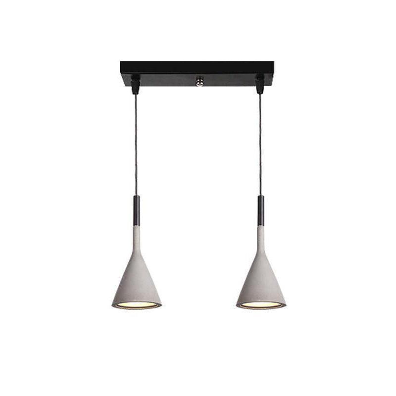 Modern Round Cement Hanging Light