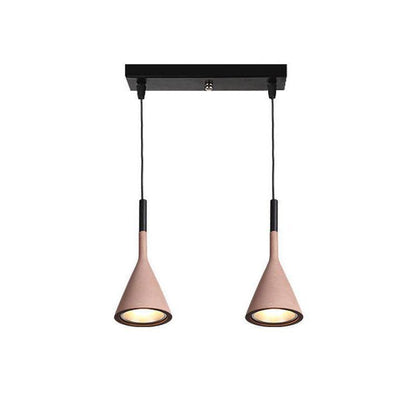 Modern Round Cement Hanging Light