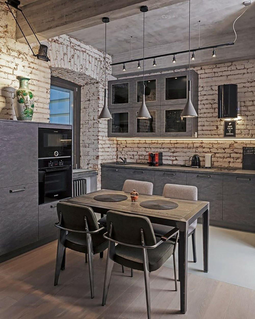 Modern Round Cement Hanging Light