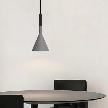 Modern Grey Concrete Pendant Light Fixture