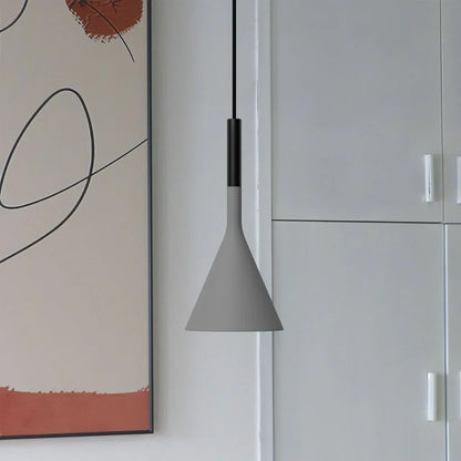 Modern Grey Concrete Pendant Light Fixture - Cofik