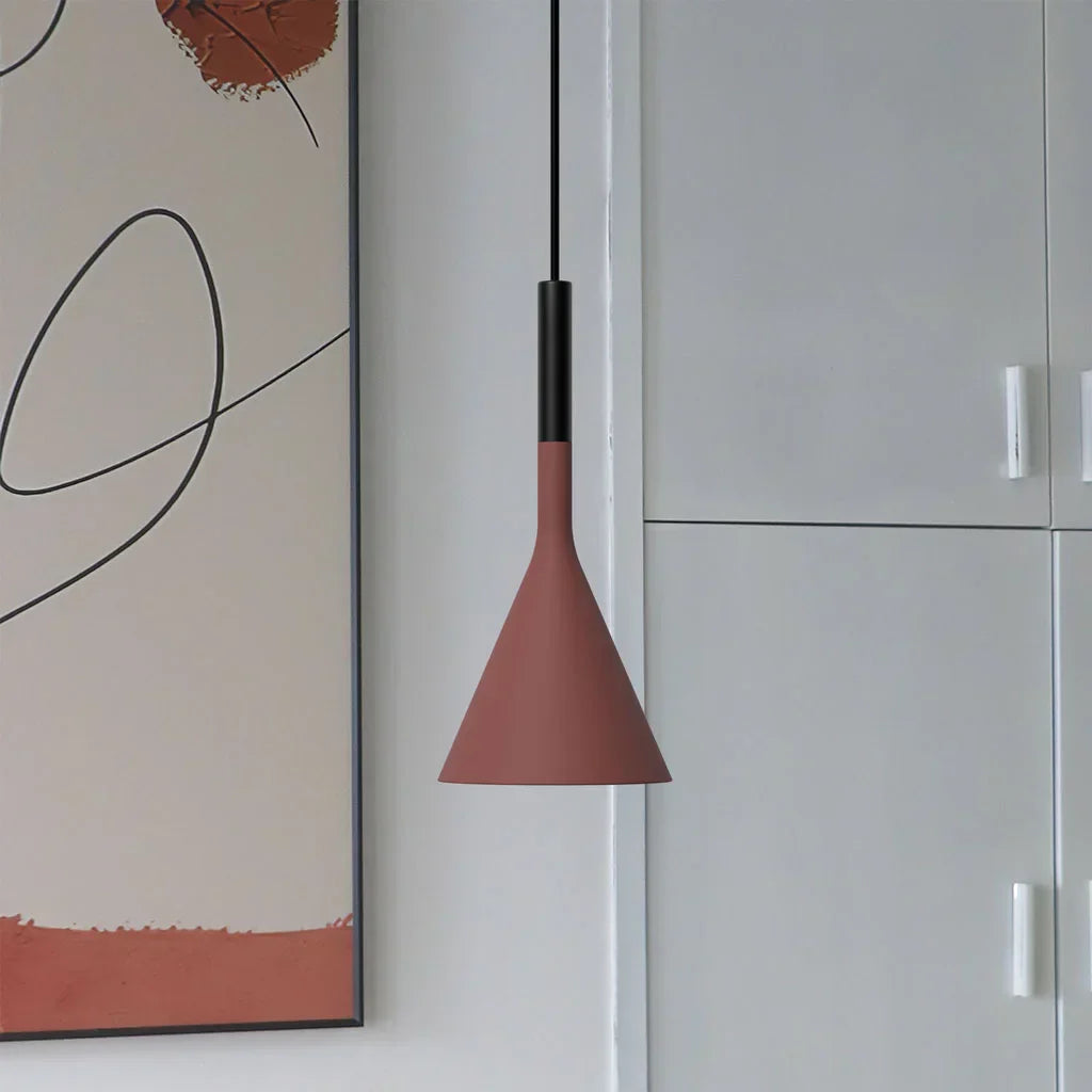 Modern Grey Concrete Pendant Light Fixture