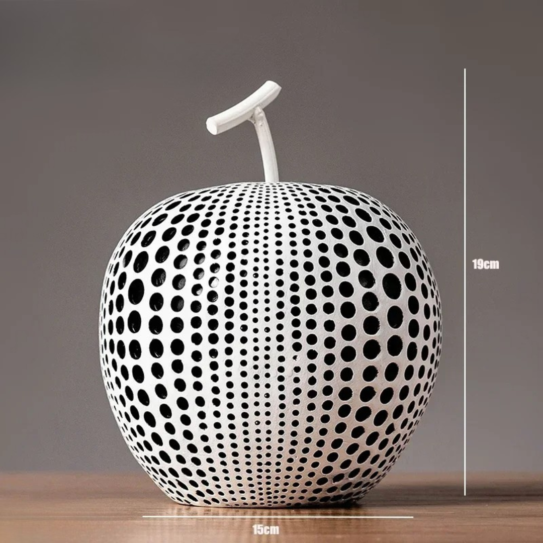 Cute Polka Dot Apple Decorative Figure