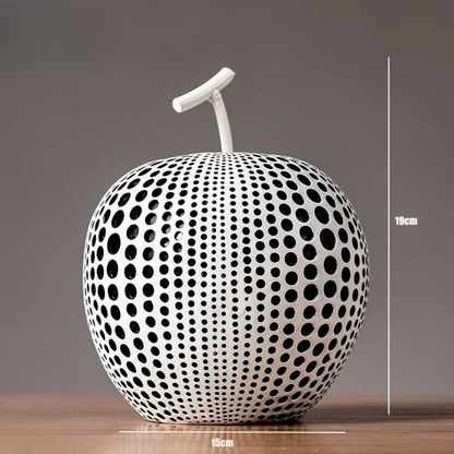 Cute Polka Dot Apple Decorative Figure