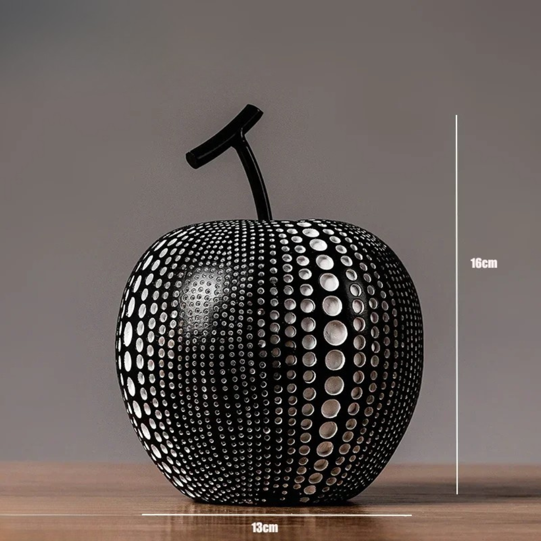 Cute Polka Dot Apple Decorative Figure